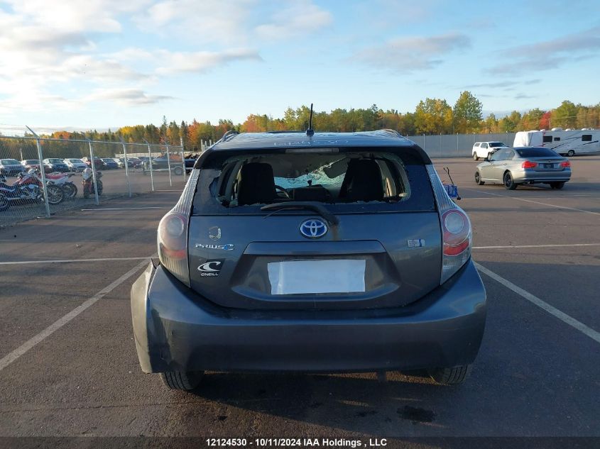 2013 Toyota Prius C VIN: JTDKDTB34D1542059 Lot: 12124530