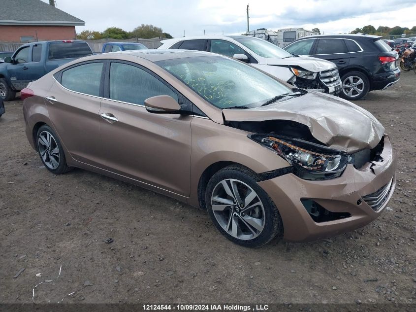 2014 Hyundai Elantra Se/Sport/Limited VIN: KMHDH4AH9EU158371 Lot: 12124544