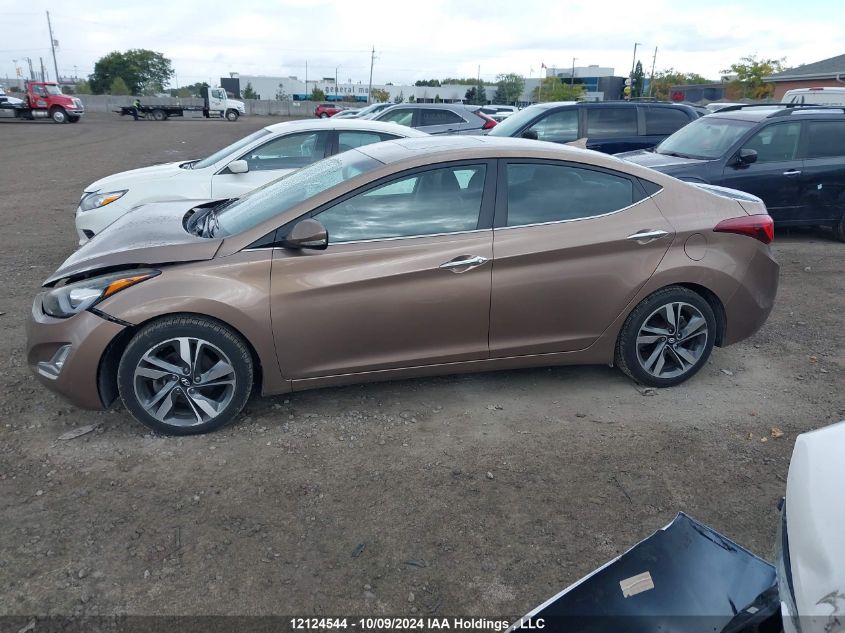 2014 Hyundai Elantra Se/Sport/Limited VIN: KMHDH4AH9EU158371 Lot: 12124544