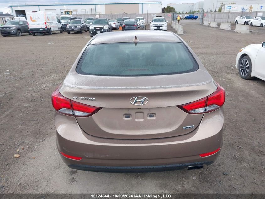 2014 Hyundai Elantra Se/Sport/Limited VIN: KMHDH4AH9EU158371 Lot: 12124544