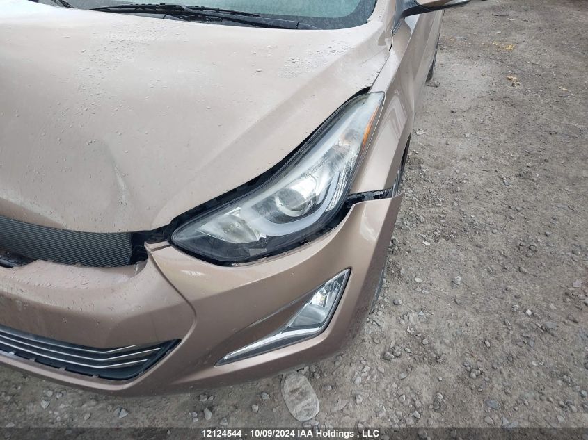 2014 Hyundai Elantra Se/Sport/Limited VIN: KMHDH4AH9EU158371 Lot: 12124544