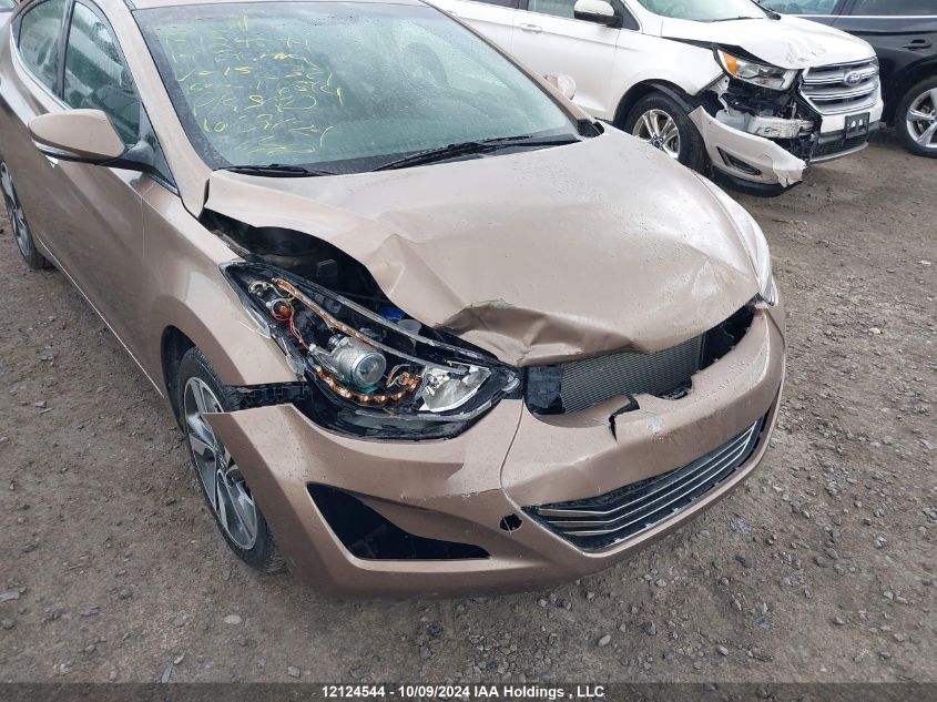 2014 Hyundai Elantra Se/Sport/Limited VIN: KMHDH4AH9EU158371 Lot: 12124544