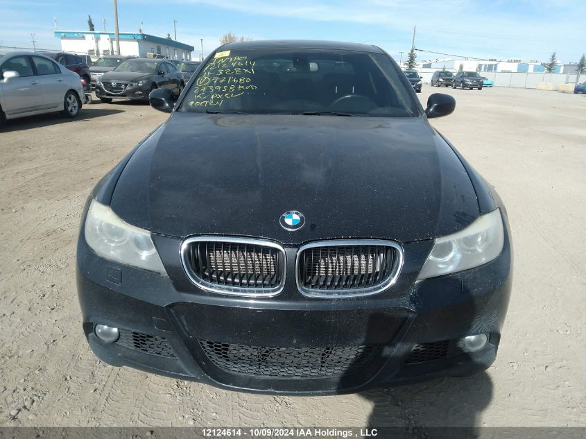 2011 BMW 328 Xi VIN: WBAPK7C56BA771680 Lot: 12124614