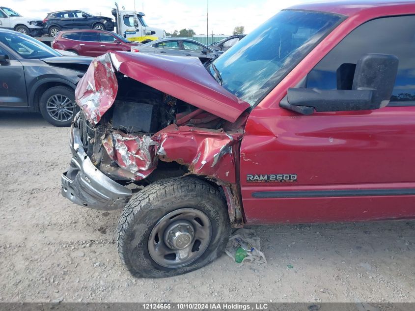 1998 Dodge Ram 2500 VIN: 1B7KC23D3WJ146759 Lot: 12124655