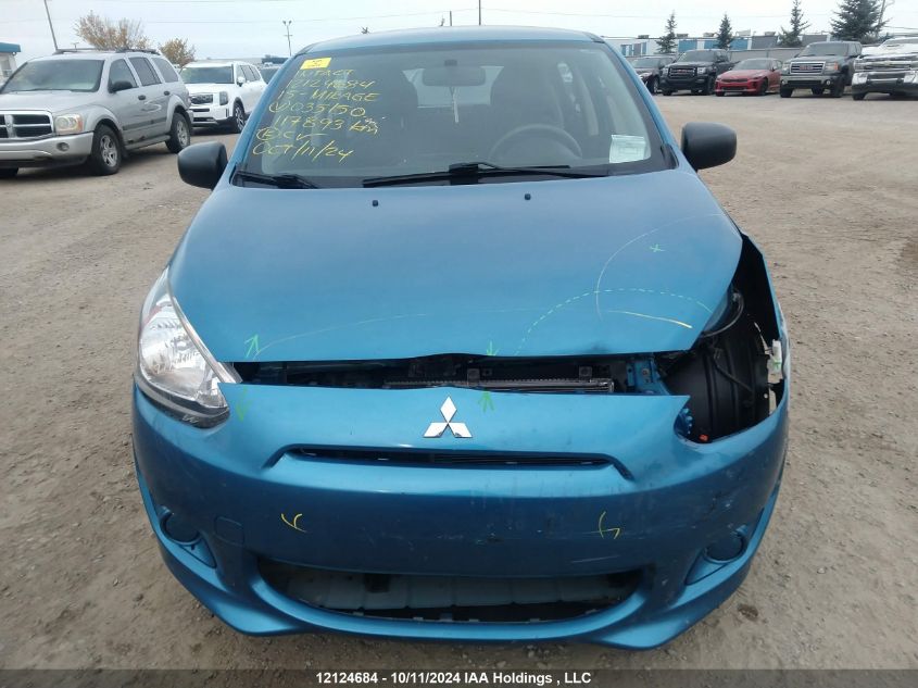 2015 Mitsubishi Mirage VIN: ML32A3HJ3FH035150 Lot: 12124684