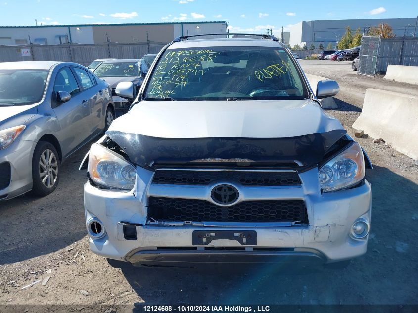 2010 Toyota Rav4 Limited VIN: 2T3DF4DV1AW035799 Lot: 12124688