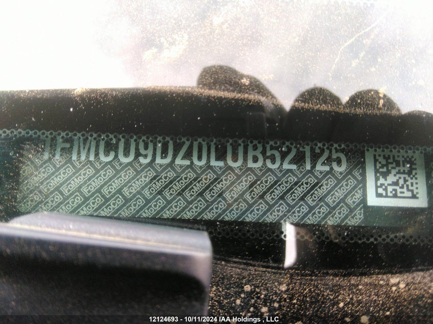 2020 Ford Escape Titanium VIN: 1FMCU9DZ0LUB52125 Lot: 12124693