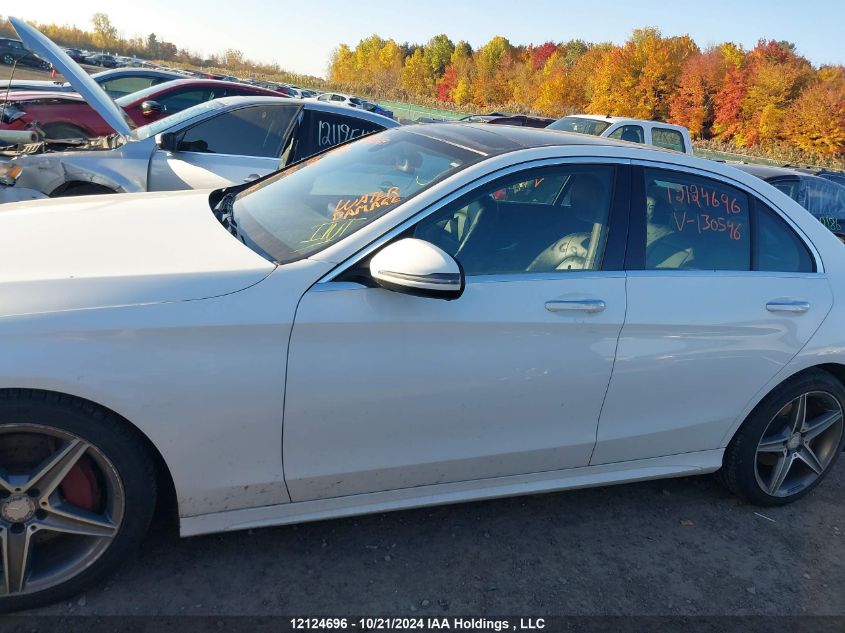 2016 Mercedes-Benz C-Class VIN: 55SWF4KB0GU130546 Lot: 12124696