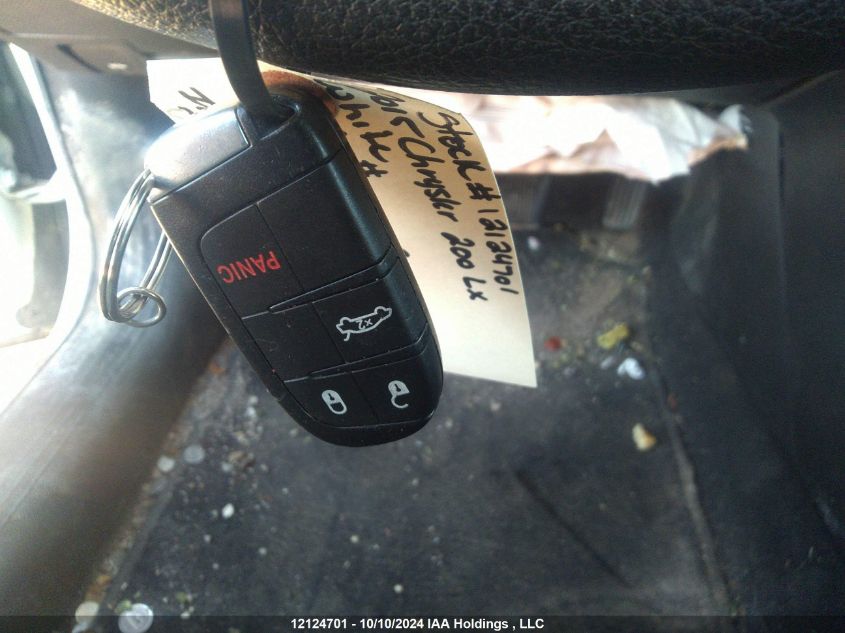 2015 Chrysler 200 Lx VIN: 1C3CCCFB7FN530819 Lot: 12124701