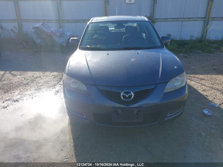 2008 Mazda Mazda3 VIN: JM1BK32F681177907 Lot: 12124734