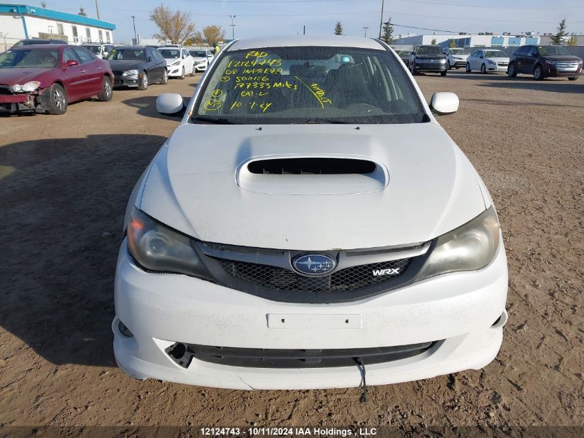 2008 Subaru Impreza Wrx Premium VIN: JF1GE756X8H500126 Lot: 12124743