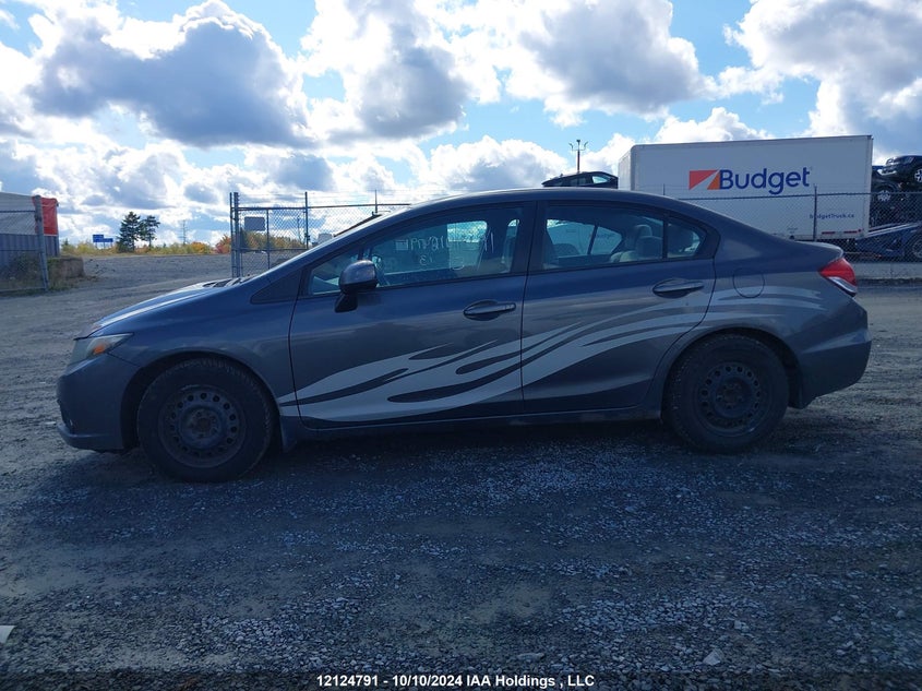 2013 Honda Civic Sdn VIN: 2HGFB2F48DH014001 Lot: 12124791