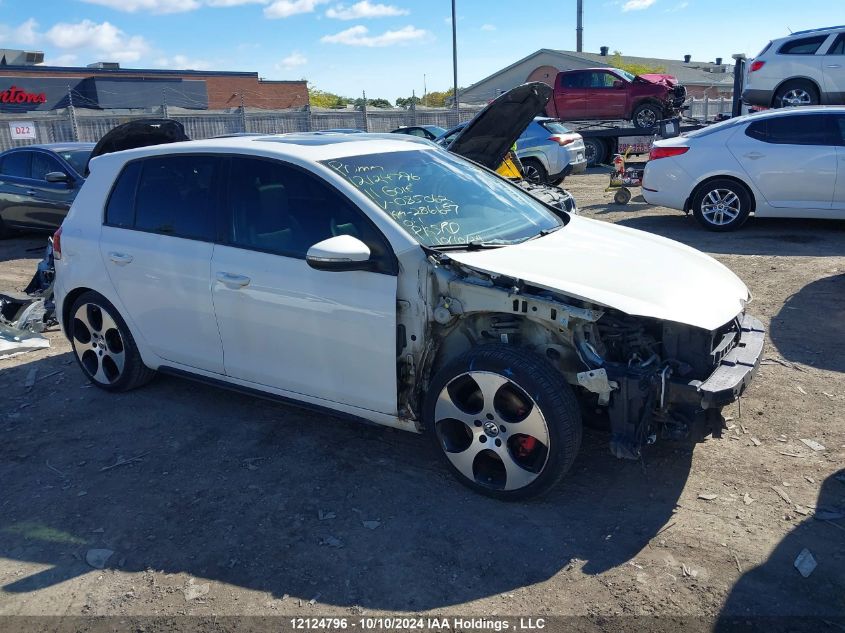 2011 Volkswagen Golf Gti VIN: WVWGV7AJ5BW085062 Lot: 12124796