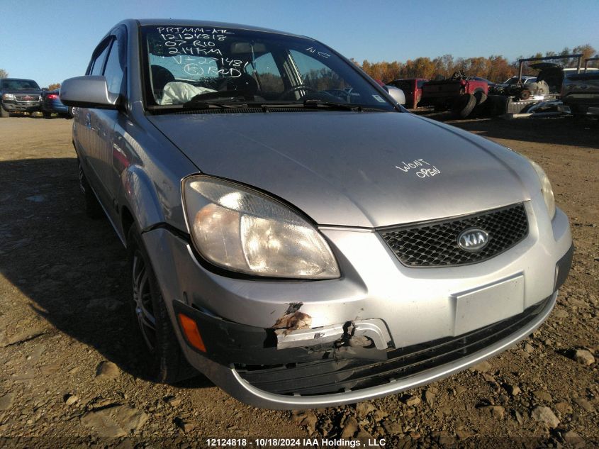 2007 Kia Rio VIN: KNADE163476271481 Lot: 12124818