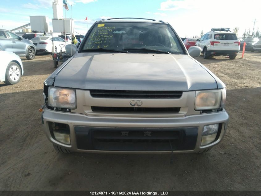 2000 Infiniti Qx4 VIN: JNRAR07Y1YW083744 Lot: 12124871