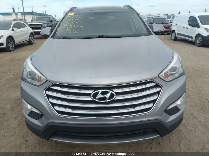 2015 Hyundai Santa Fe Gls/Limited VIN: KM8SNDHF8FU100743 Lot: 12124873