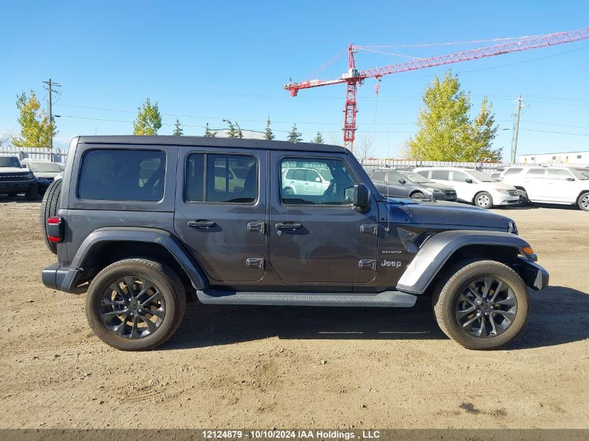 2021 Jeep Wrangler 4Xe Unlimited Sahara VIN: 1C4JJXP63MW734767 Lot: 12124879