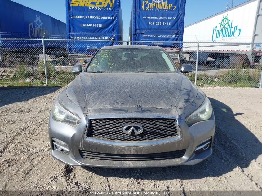 2014 Infiniti Q50 VIN: JN1BV7AR2EM707555 Lot: 12124889