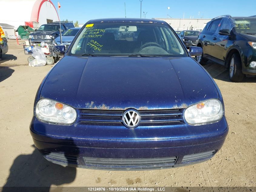 2006 Volkswagen Golf VIN: 9BWGR21J364002047 Lot: 12124976