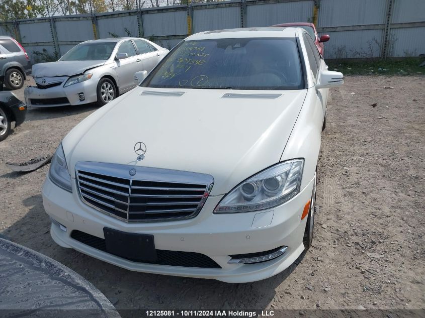 2013 Mercedes-Benz S-Class VIN: WDDNF9EB7DA529342 Lot: 12125081