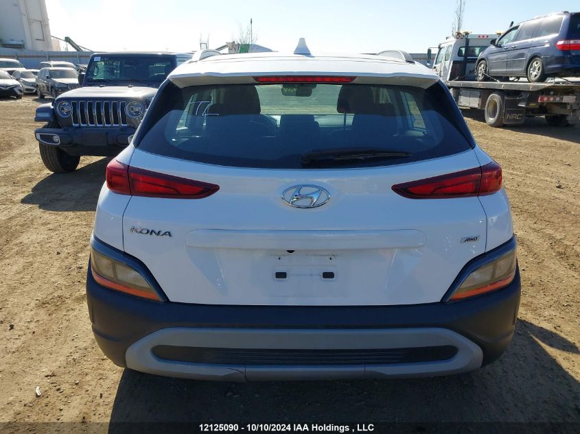 2022 Hyundai Kona Essential Awd VIN: KM8K1CAB7NU835483 Lot: 12125090