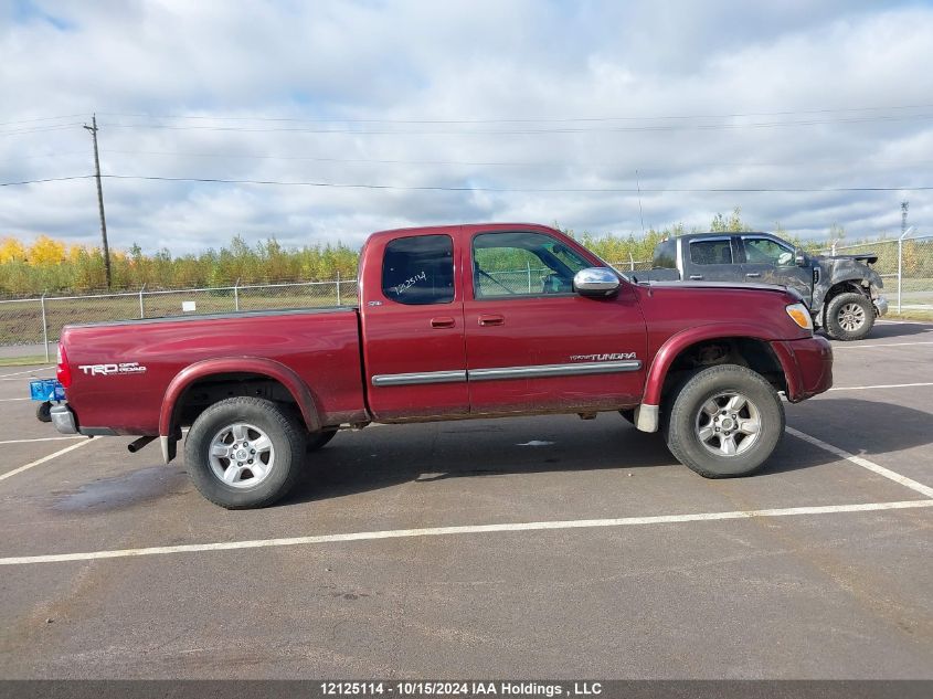 2005 Toyota Tundra Access Cab Sr5 VIN: 5TBBT44185S458795 Lot: 12125114