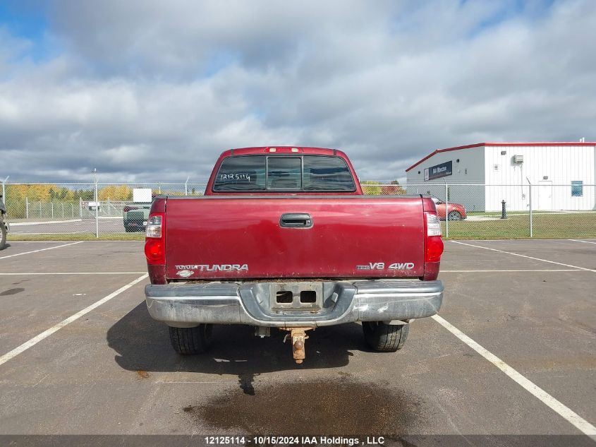 2005 Toyota Tundra Access Cab Sr5 VIN: 5TBBT44185S458795 Lot: 12125114