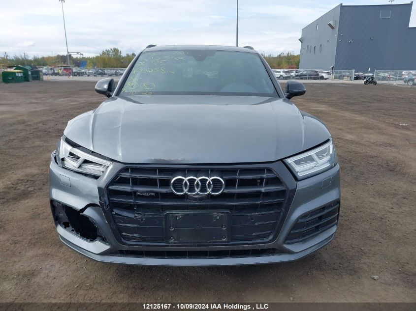 2020 Audi Q5 Titanium Prestige VIN: WA1FNAFYXL2028812 Lot: 12125167