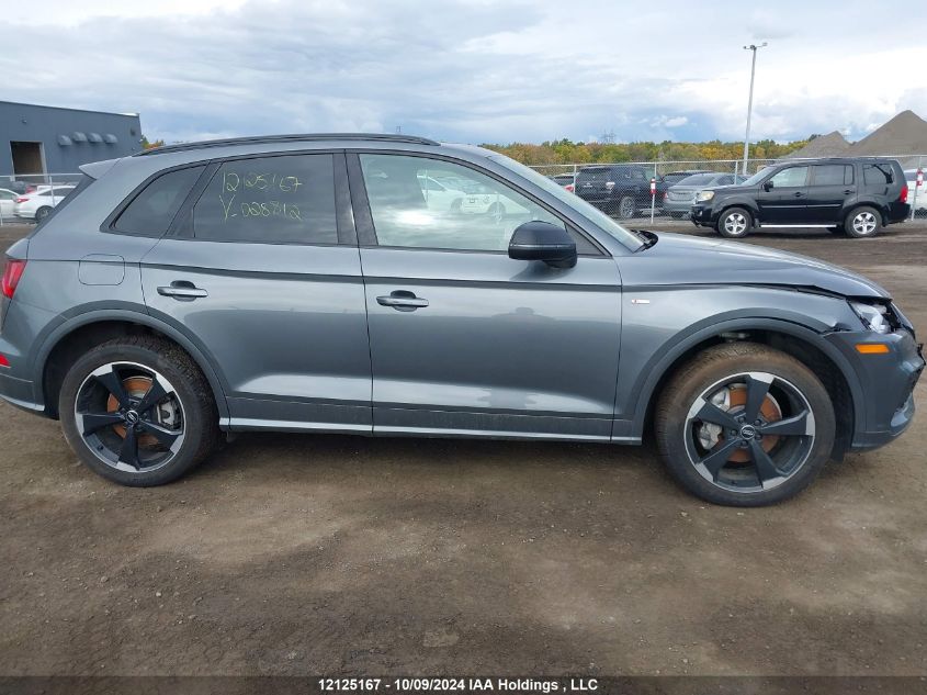 2020 Audi Q5 Titanium Prestige VIN: WA1FNAFYXL2028812 Lot: 12125167