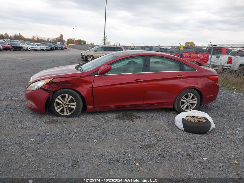 2012 Hyundai Sonata Gls VIN: 5NPEB4AC5CH395235 Lot: 12125174