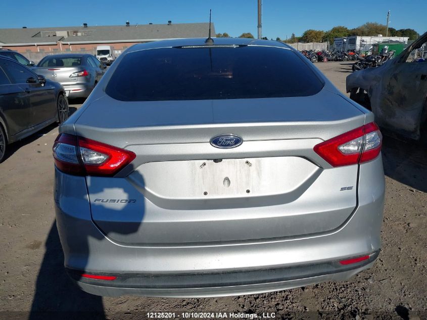 2016 Ford Fusion Se VIN: 3FA6P0H7XGR371402 Lot: 12125201