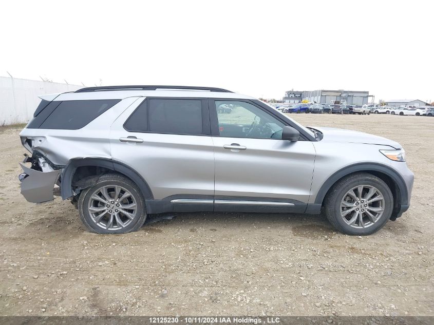 2020 Ford Explorer Xlt VIN: 1FMSK8DH4LGB16956 Lot: 12125230