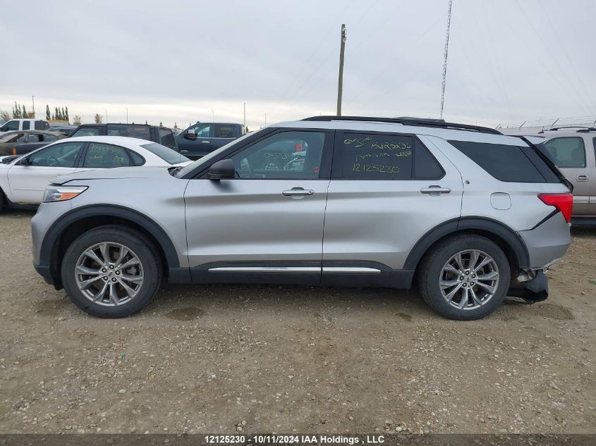 2020 Ford Explorer Xlt VIN: 1FMSK8DH4LGB16956 Lot: 12125230