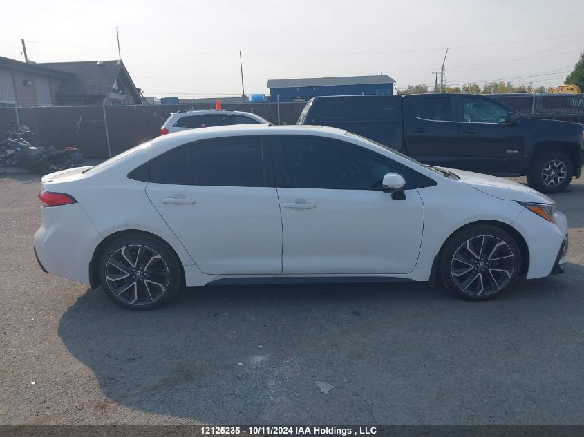 2020 Toyota Corolla Se VIN: 5YFB4RBE6LP020628 Lot: 12125235