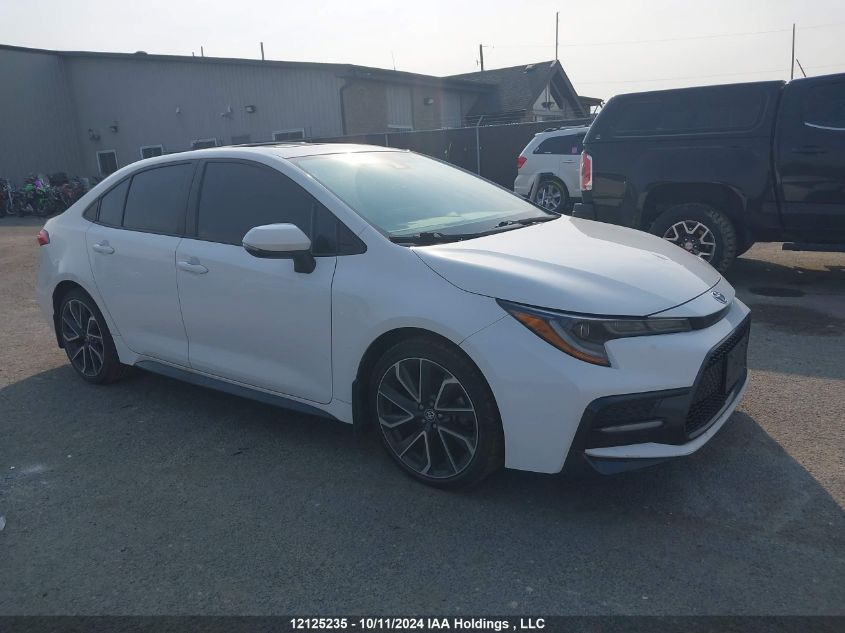 2020 Toyota Corolla Se VIN: 5YFB4RBE6LP020628 Lot: 12125235