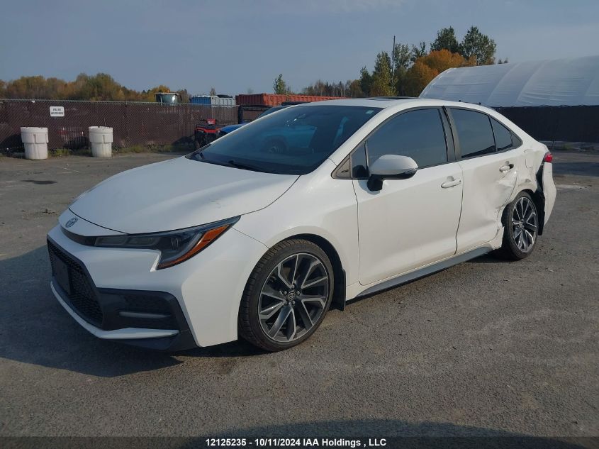 2020 Toyota Corolla Se VIN: 5YFB4RBE6LP020628 Lot: 12125235