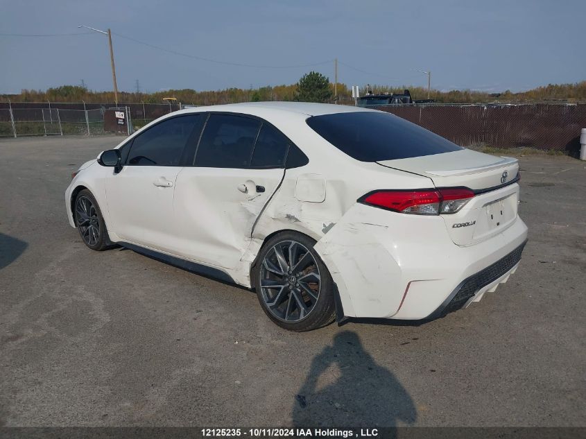 2020 Toyota Corolla Se VIN: 5YFB4RBE6LP020628 Lot: 12125235