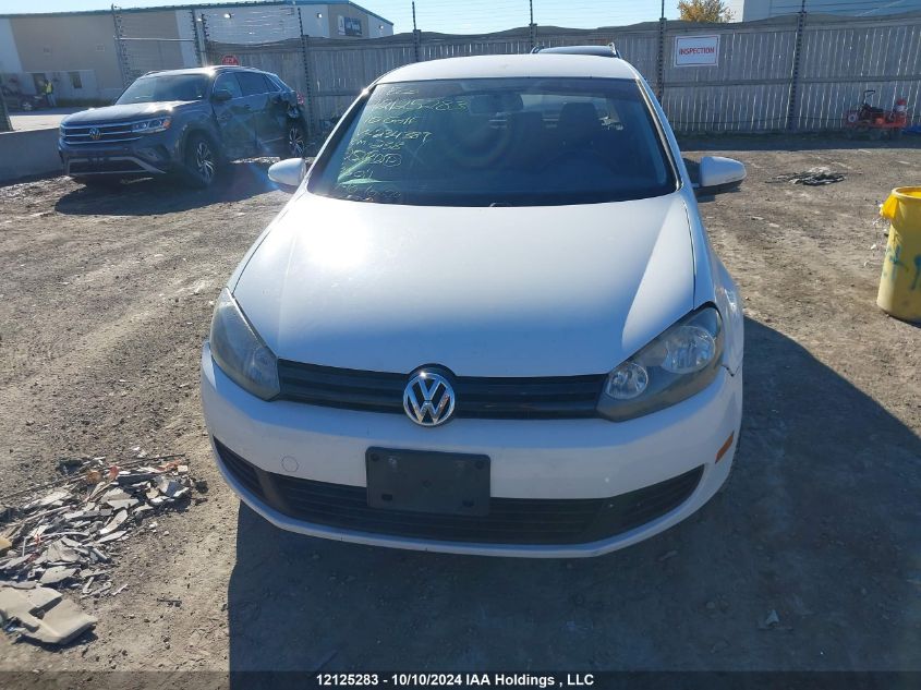 2010 Volkswagen Golf VIN: WVWDA7AJ9AW234389 Lot: 12125283