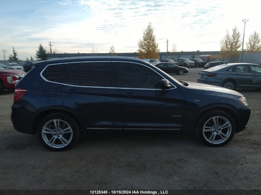 2013 BMW X3 xDrive28I VIN: 5UXWX9C50D0D07922 Lot: 12125340