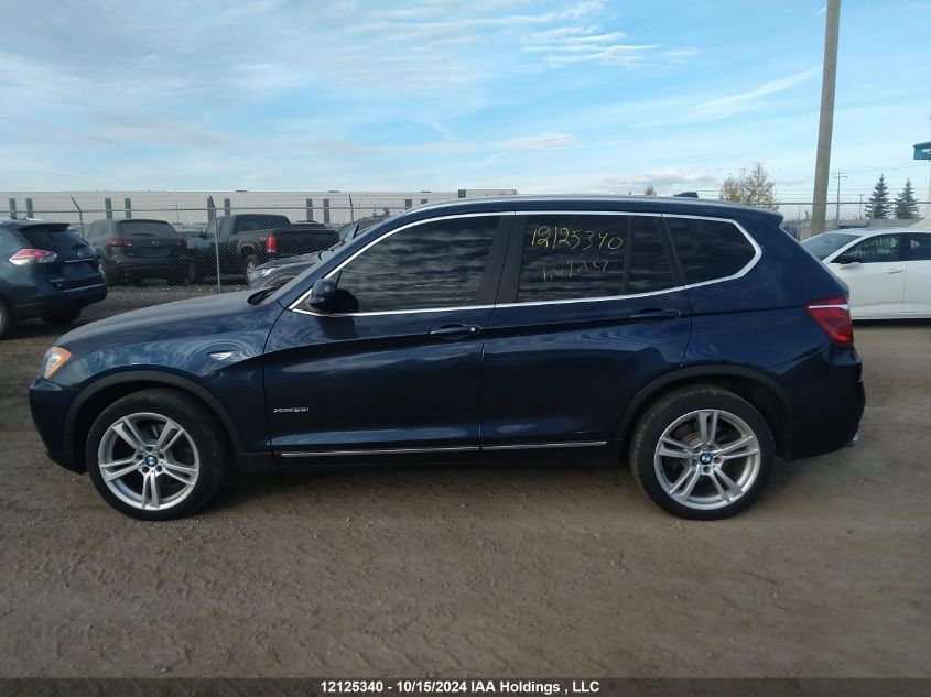 2013 BMW X3 xDrive28I VIN: 5UXWX9C50D0D07922 Lot: 12125340