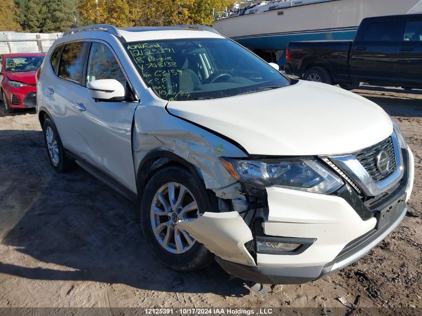 2018 Nissan Rogue VIN: 5N1AT2MV7JC748138 Lot: 12125391