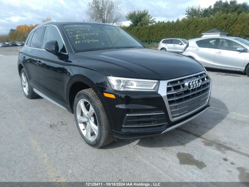 2018 Audi Q5 VIN: WA1BNAFY5J2075077 Lot: 12125411