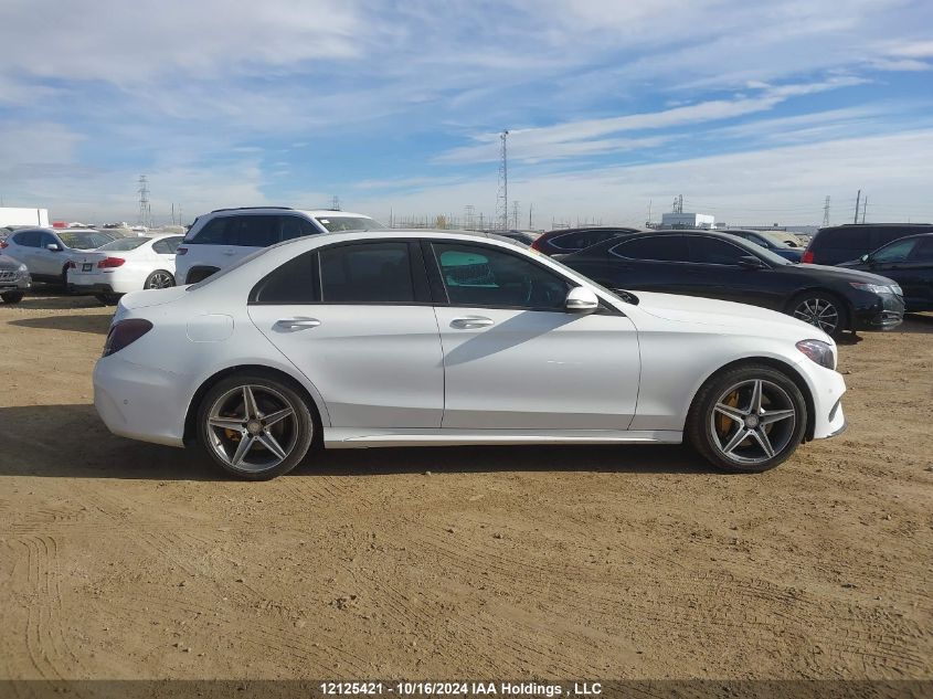 2015 Mercedes-Benz C 300 4Matic VIN: 55SWF4KB2FU003683 Lot: 12125421