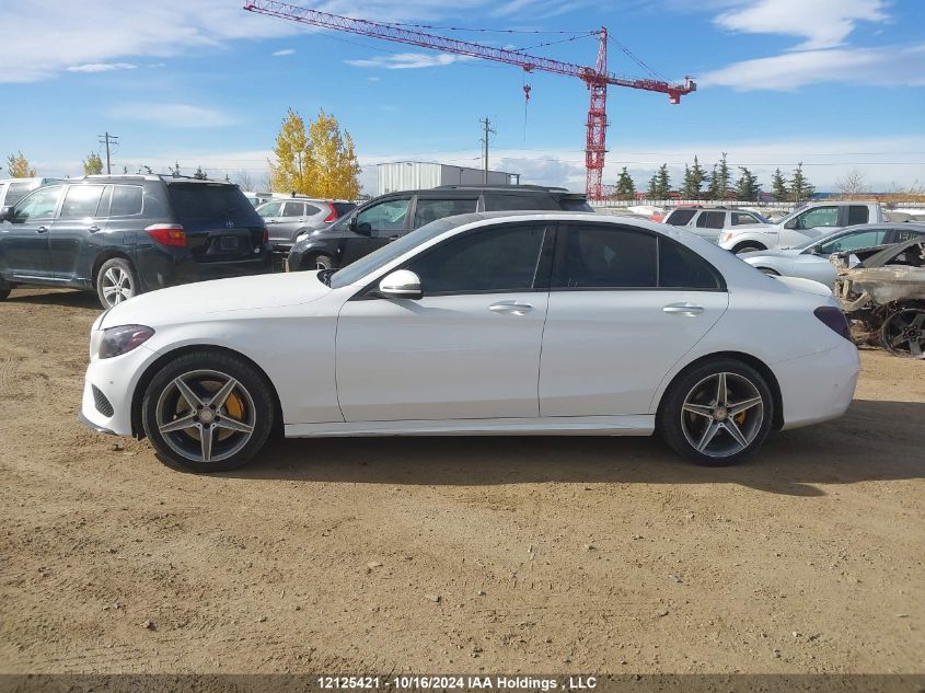 2015 Mercedes-Benz C 300 4Matic VIN: 55SWF4KB2FU003683 Lot: 12125421