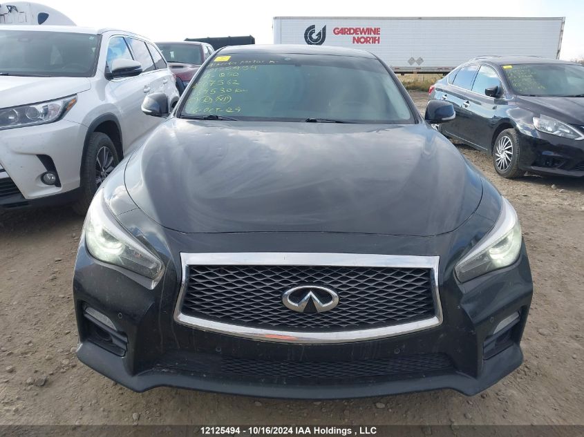 2014 Infiniti Q50 VIN: JN1BV7ARXEM707562 Lot: 12125494