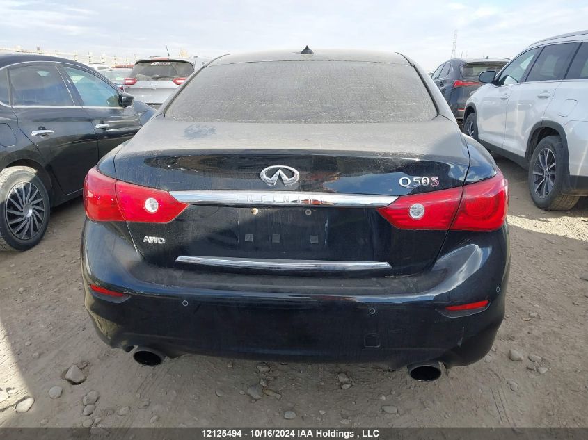 2014 Infiniti Q50 VIN: JN1BV7ARXEM707562 Lot: 12125494