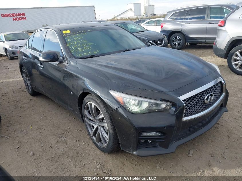 2014 Infiniti Q50 VIN: JN1BV7ARXEM707562 Lot: 12125494