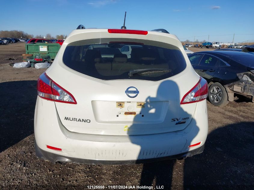 2011 Nissan Murano S/Sl/Le VIN: JN8AZ1MW8BW175034 Lot: 12125555