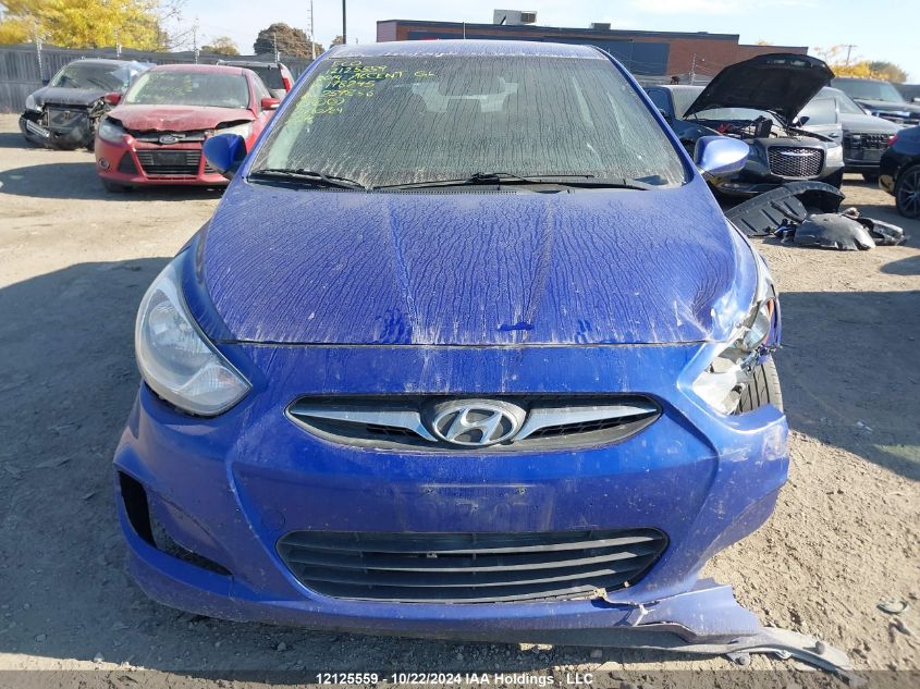 2014 Hyundai Accent Gl VIN: KMHCT5AE8EU178245 Lot: 12125559