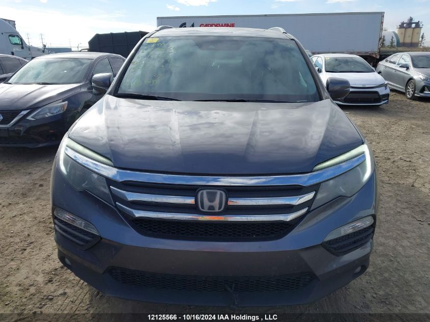 2016 Honda Pilot Exl VIN: 5FNYF6H52GB501147 Lot: 12125566